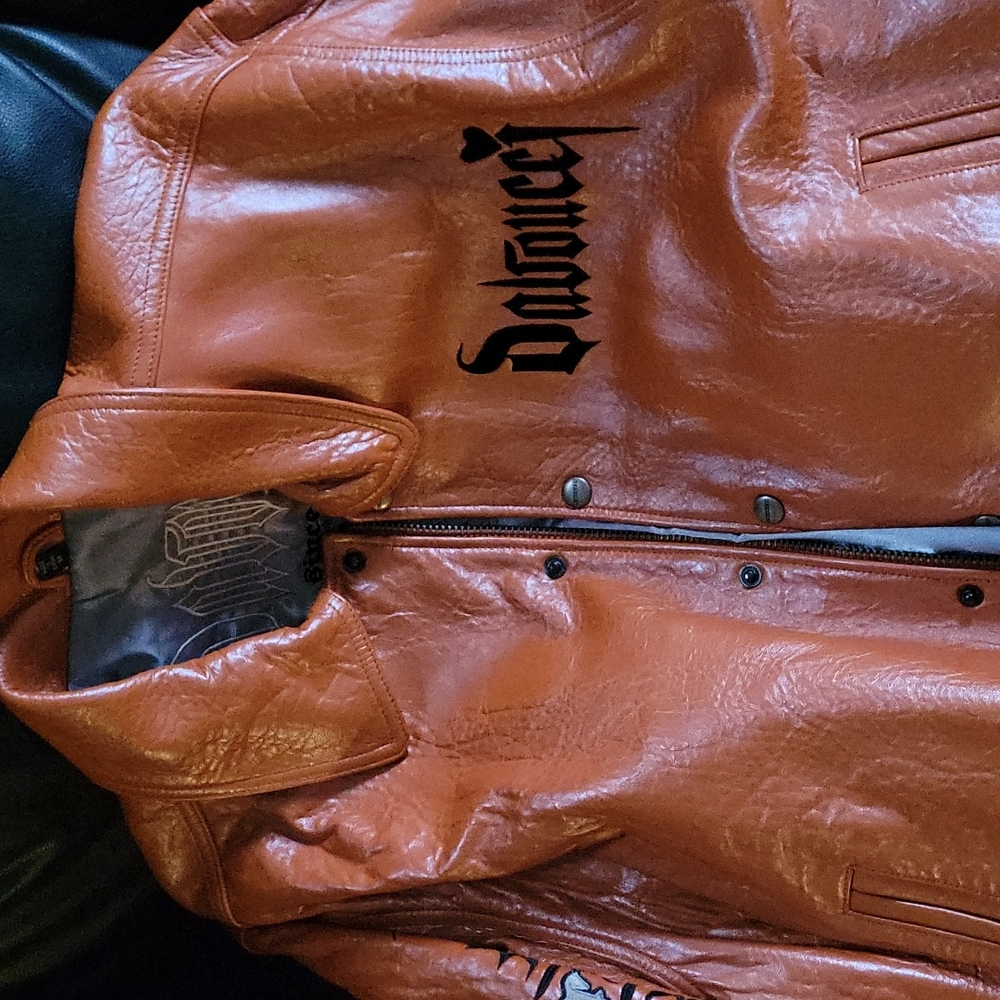 Davoucci leather jacket medium